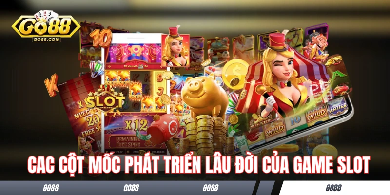 Các cột mốc phát triển lâu đời của game slot